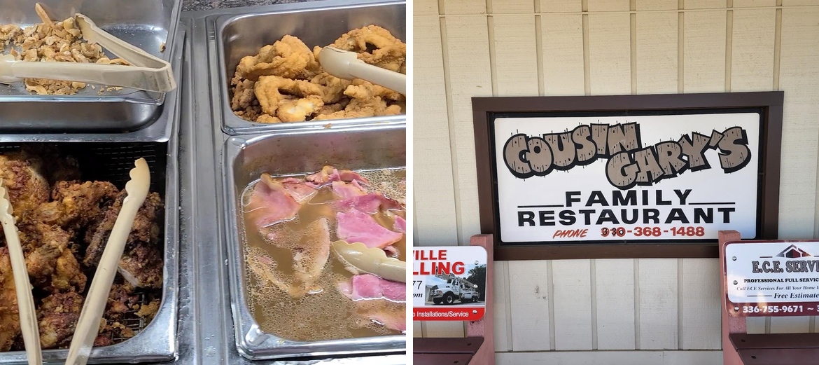Cousin Gary's Family Restaurant Menu